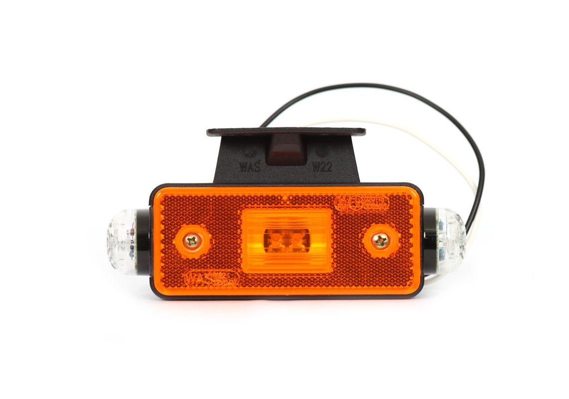 POSITION LIGHT ON LEFT BRACKET (FRONT/REAR AND SIDE + RETRO-REFLECTOR)